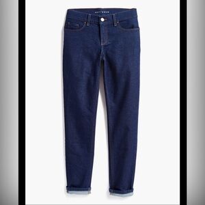 Mott & Bow Dark Blue Wash Denim Boyfriend Slim Straight Jeans 31 x 28